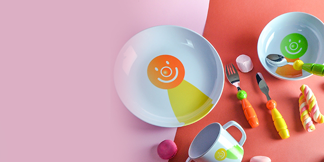 Toddler bowl and eating utensils